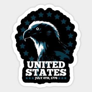Eagle united states Sticker